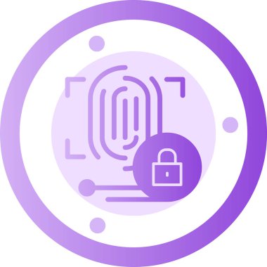 lock icon, vector illustration simple design