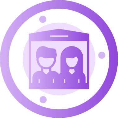 Modern bir simgenin vektör illüstrasyonu