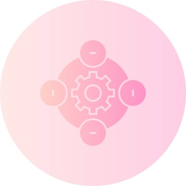 Teçhizat Web simgesi basit illüstrasyon