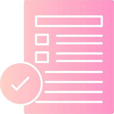 onay listesi simgesini. vektör çizim