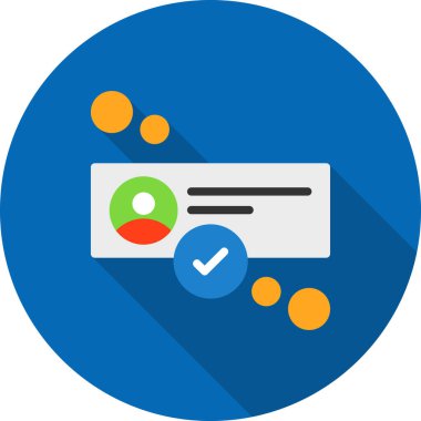 işaret simgesini işaretle, vektör illüstrasyonu