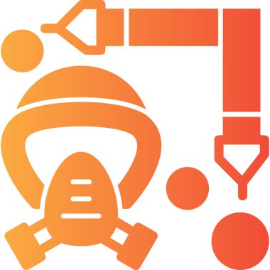 astronot kask kutsal kişilerin resmi, vektör, illüstrasyon