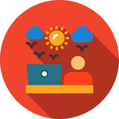 Bulut hesaplama. Web simgesi