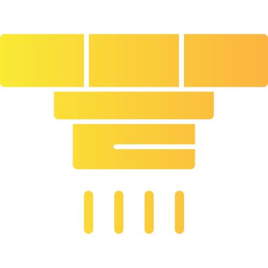 veri merkezi simgesi. vektör illüstrasyonu