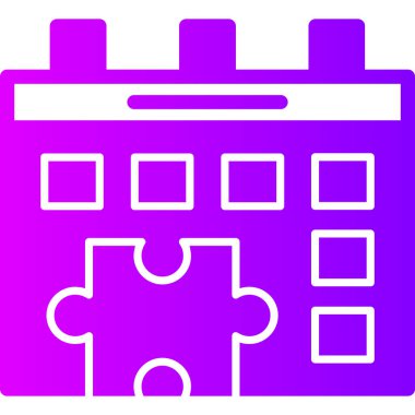 Takvim web simge vektör çizim