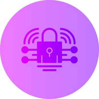 Kilit. Web simgesi basit tasarım