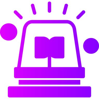 Modern eğitim ikonunun vektör illüstrasyonu