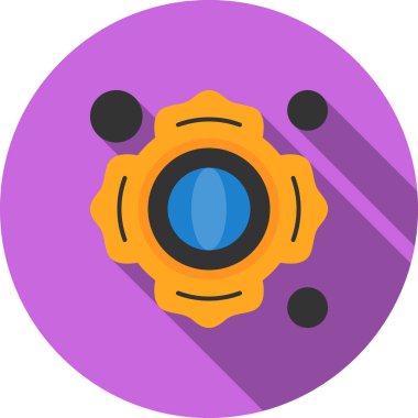 dişli simgesi vektör illüstrasyonu