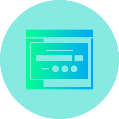 Web tasarım renk ikonu. vektör illüstrasyonu