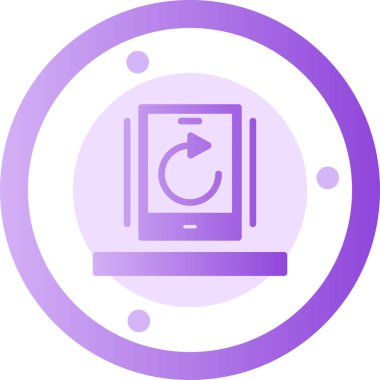 Bilgisayar. Web simgesi basit illüstrasyon