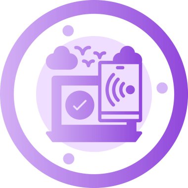 Bilgisayar. Web simgesi basit illüstrasyon