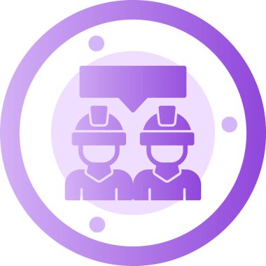 Haritası olan bir grup insanın vektör çizimi