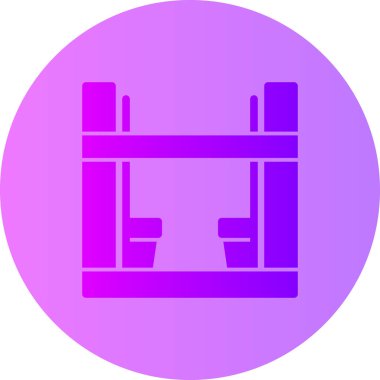 Modern b 'nin vektör illüstrasyonu eksik simgesi