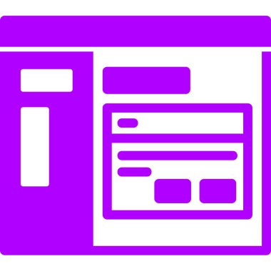 tarayıcı web simgesi basit tasarım