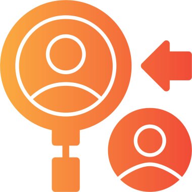 Kadın simgesi, vektör illüstrasyonu