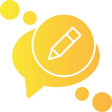 kalem simgesi vektör illüstrasyonu