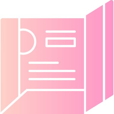 belge dosya simgesi, vektör illüstrasyonu basit tasarım