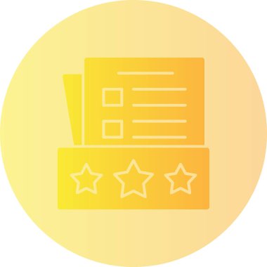 Rozet. Web simgesi basit tasarım