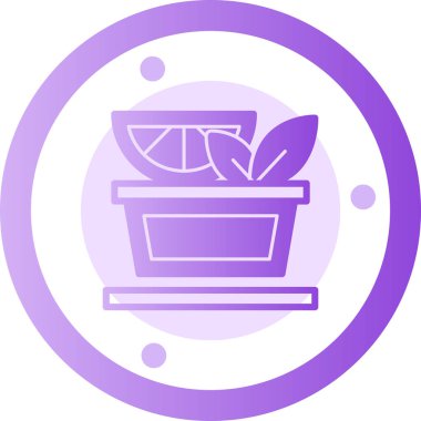 Gıda simgesinin vektör illüstrasyonu