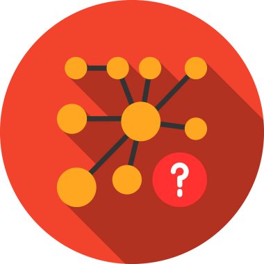 şebeke. Web simgesi basit illüstrasyon