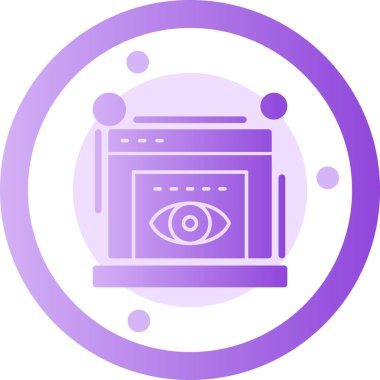 seo modern simgesinin vektör illüstrasyonu