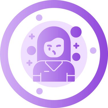 avatar. Web simgesi basit illüstrasyon