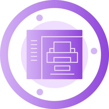 Modern eğitim ikonunun vektör illüstrasyonu