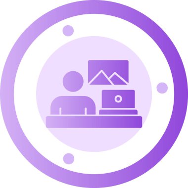 Modern yapı simgesinin vektör illüstrasyonu