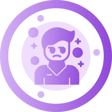 Sakallı bir adamın vektör çizimi