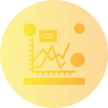 grafik ikonu vektör illüstrasyonu