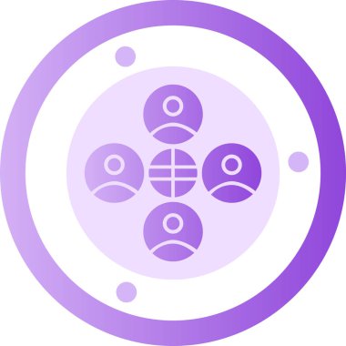 Hedef. Web simgesi basit tasarım