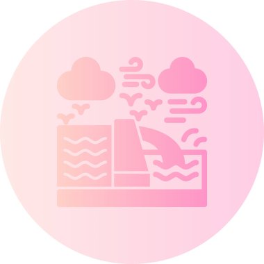 Bulut simgesi vektör illüstrasyonu