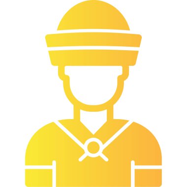 Bir insan simgesinin vektör illüstrasyonu