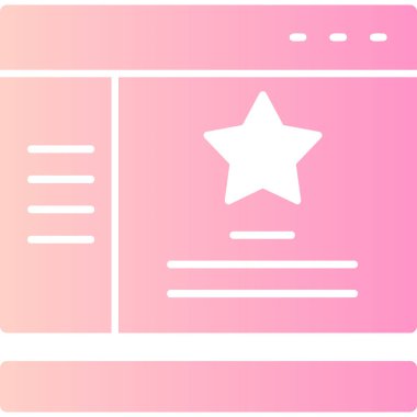 Web simgesi vektör illüstrasyonu