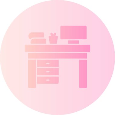 mobilya ikonu vektör illüstrasyonu