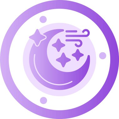 Gezegen ikonu vektör illüstrasyonu