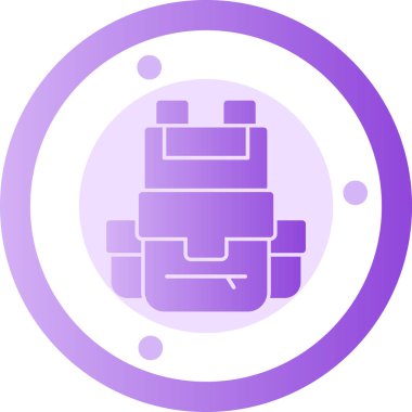 Bir kutu simgesinin vektör illüstrasyonu