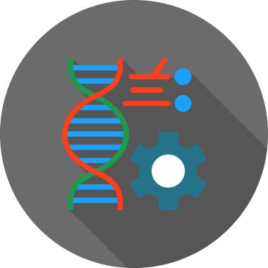 DNA simgesi vektör illüstrasyonu