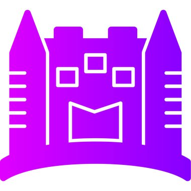 Şehre. Web simgesi basit illüstrasyon