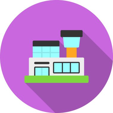 Havalimanı Düz Gölgesi, Vektör Resimleri