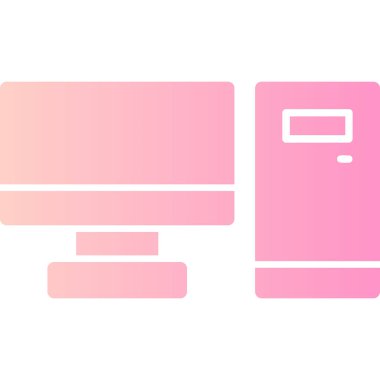 bilgisayar simgesi, vektör illüstrasyonu