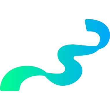 Mavi ve yeşil arkaplanın vektör çizimi