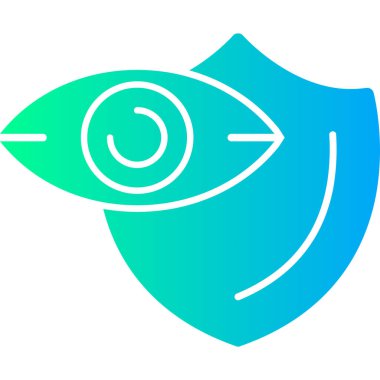 Göz simgesi vektör illüstrasyonu