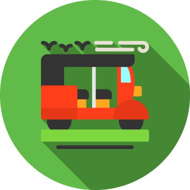 araç simgesi vektör illüstrasyonu