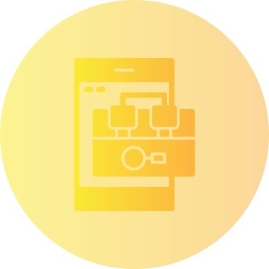 Bilgisayar. Web simgesi basit illüstrasyon