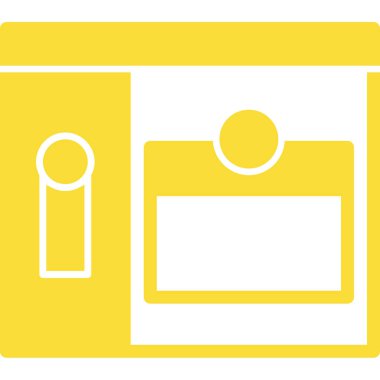 Dosya. Web simgesi basit illüstrasyon