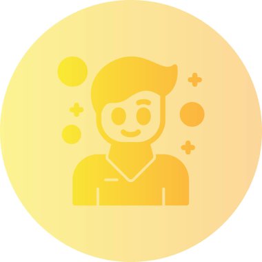 İnsan simgesinin vektör illüstrasyonu