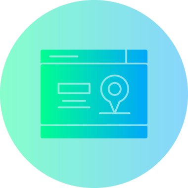 seo modern simgesinin vektör illüstrasyonu
