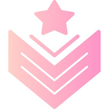 Bir yıldız simgesinin vektör illüstrasyonu