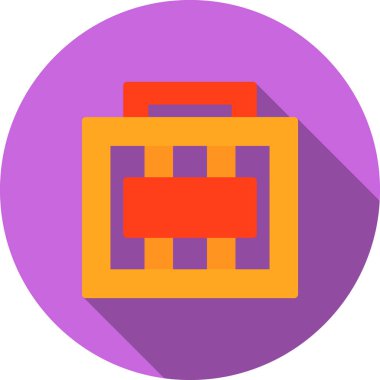 çanta çanta simgesi düz biçimli